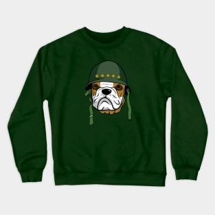 Pitbull Bulldog Army Crewneck Sweatshirt